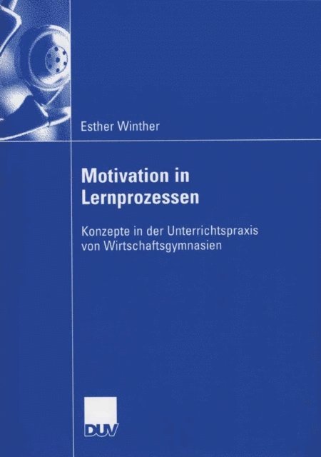 Esther Winther - Motivation in Lernprozessen, E-bok