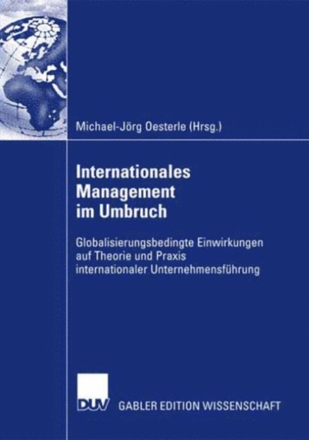 Michael-Jorg Oesterle - Internationales Management im Umbruch, E-bok