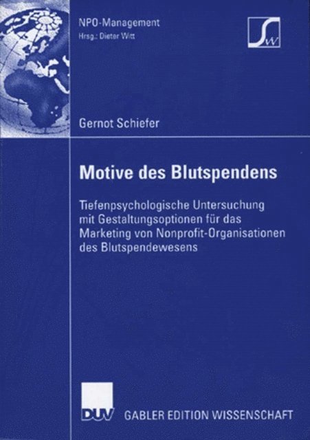 Gernot Schiefer - Motive des Blutspendens, E-bok