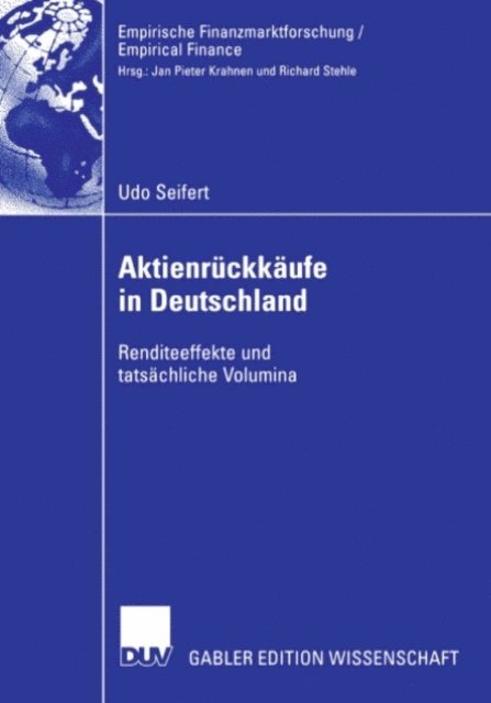 Udo Seifert - Aktienrückkäufe in Deutschland, E-bok