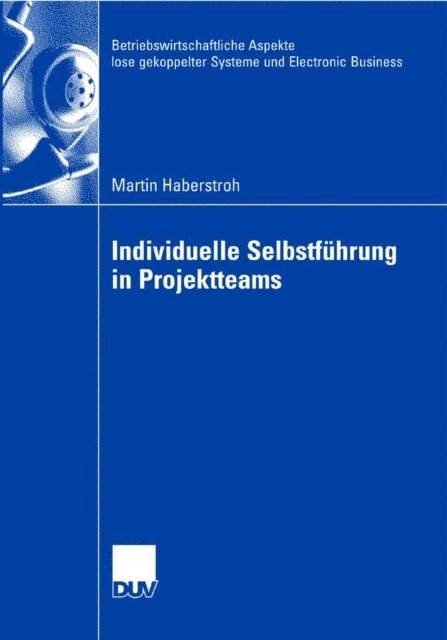Martin Haberstroh - Individuelle Selbstführung in Projektteams, E-bok