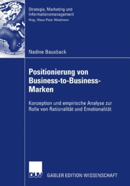 Nadine Bausback - Positionierung von Business-to-Business-Marken, E-bok