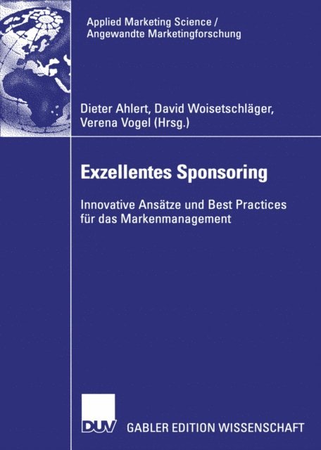 Verena Vogel, David Woisetschlager, Dieter Ahlert - Exzellentes Sponsoring, E-bok