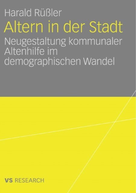 Harald Ruler - Altern in der Stadt, E-bok