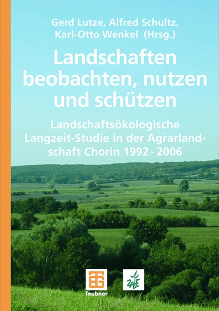 Gerd Lutze, Alfred Schultz, Karl-Otto Wenkel - Landschaften beobachten, nutzen und schützen, Häftad