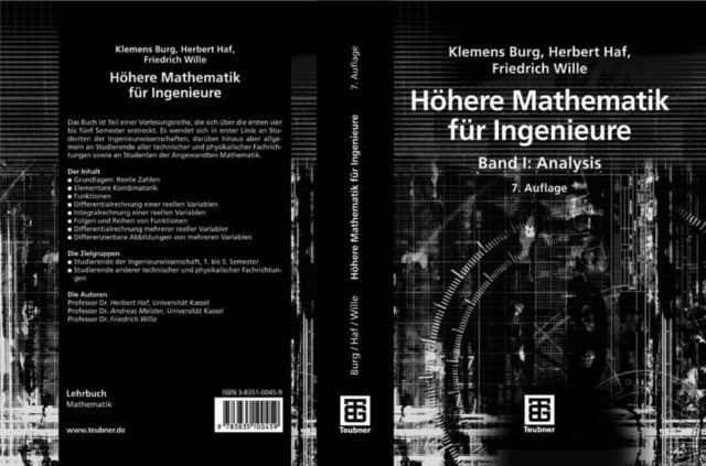 Friedrich Wille, Herbert Haf, Klemens Burg - Höhere Mathematik für Ingenieure Band I, E-bok