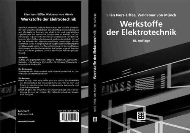 Waldemar Munch, Ellen Ivers-Tiffee - Werkstoffe der Elektrotechnik, E-bok