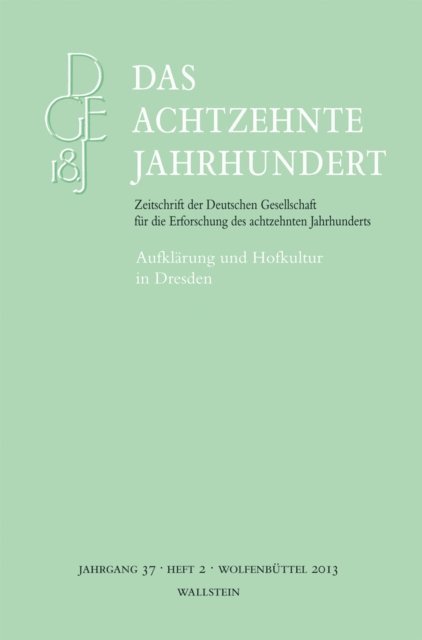 Carsten Zelle - Aufklärung und Hofkultur in Dresden, E-bok