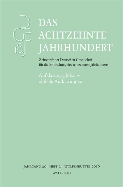 Iwan-Michelangelo D'Aprile - Aufklärung global – globale Aufklärungen, E-bok