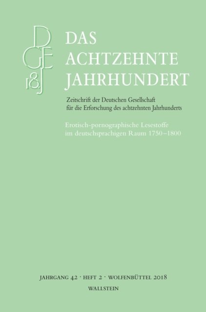 Carsten Zelle - Das achtzehnte Jahrhundert 42/2, E-bok