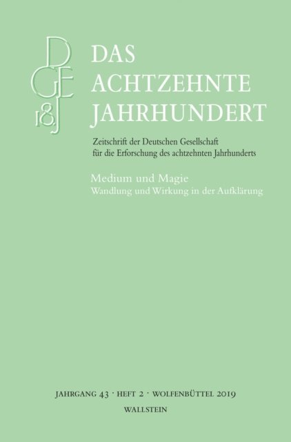 Stefanie Stockhorst - Das achtzehnte Jahrhundert 43/2, E-bok