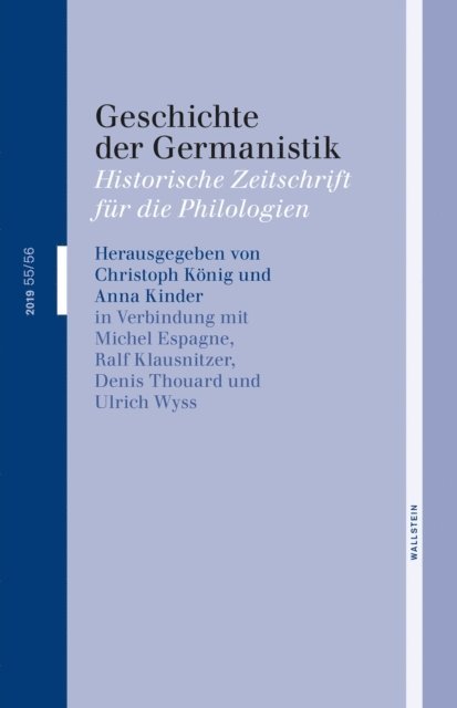 Anna Kinder, Christoph Konig - Geschichte der Germanistik, E-bok