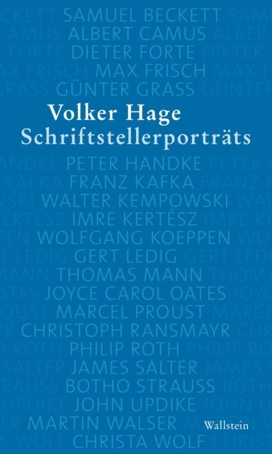 Volker Hage - Schriftstellerporträts, E-bok