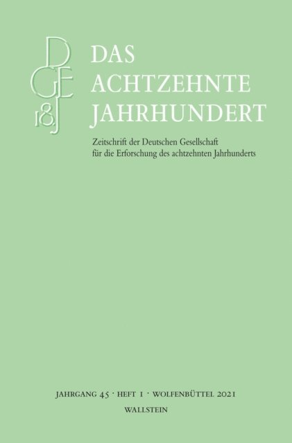 Stefanie Stockhorst - Das achtzehnte Jahrhundert 45/1, E-bok