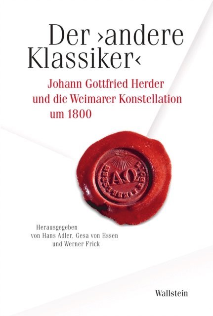 Werner Frick, Gesa von Essen, Hans Adler - Der 'andere Klassiker'?, E-bok