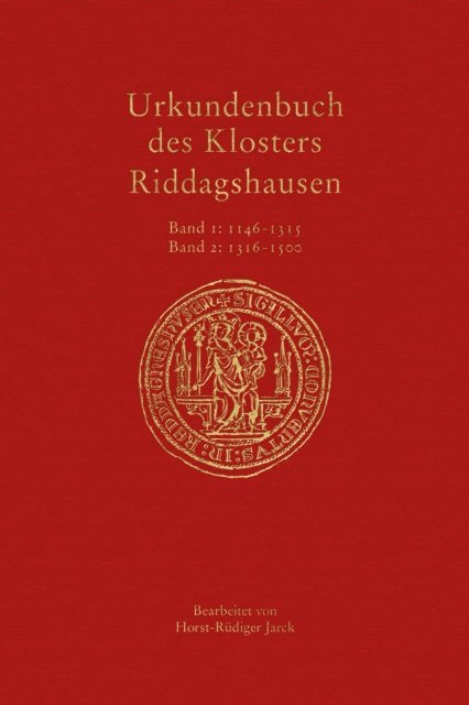 Horst Rudiger Jarck - Urkundenbuch des Klosters Riddagshausen, E-bok