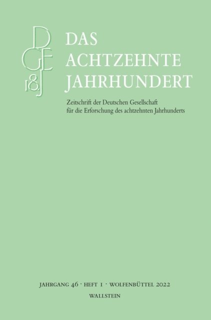 Stefanie Stockhorst - Das achtzehnte Jahrhundert 46/1, E-bok