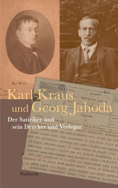 Georg Jahoda, Karl Kraus, Friedrich Pfafflin - Karl Kraus und Georg Jahoda, E-bok