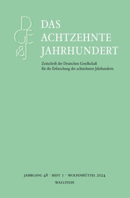 Stefanie Stockhorst - Das achtzehnte Jahrhundert 48/1, E-bok