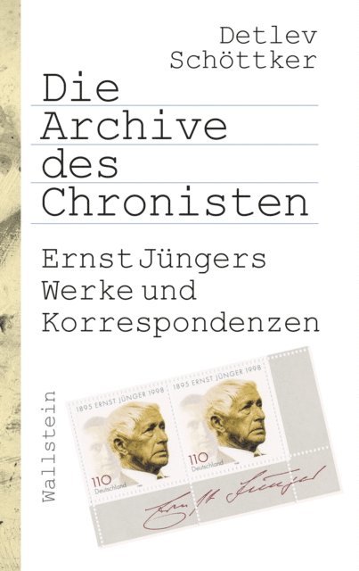 Detlev Schottker - Die Archive des Chronisten, E-bok