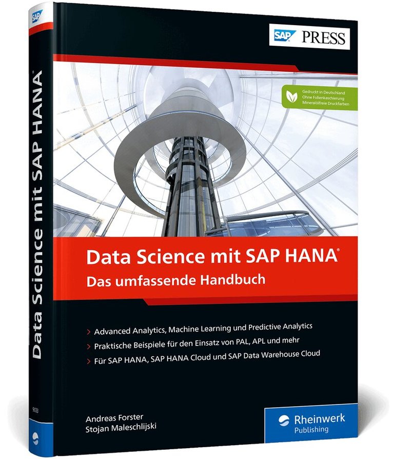 Andreas Forster, Stojan Maleschlijski - Data Science mit SAP HANA, Inbunden