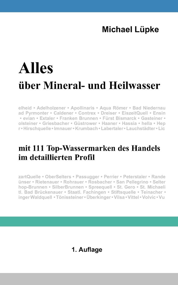 Michael Lüpke - Alles über Mineral- und Heilwasser, Häftad. Tillgänglighet: Lägg i varukorg