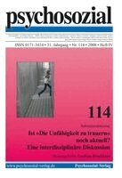 Gudrun Brockhaus - psychosozial 114: Ist 'Die Unfähigkeit zu trauern' noch aktuell? Eine interdisziplinäre Diskussion, Häftad. Tillgänglighet: Lägg i varukorg