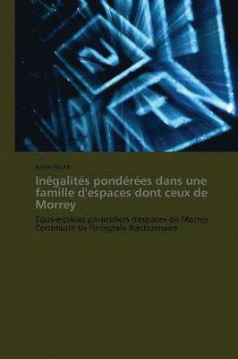 Justin Feuto - Inégalités pondérées dans une famille d'espaces dont ceux de Morrey, Häftad