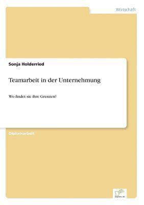 Sonja Holderried - Teamarbeit in der Unternehmung, Häftad