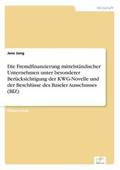 Die Fremdfinanzierung mittelstndischer Unternehmen unter besonderer Bercksichtigung der KWG-Novelle und der Beschlsse des Baseler Ausschusses (BIZ)