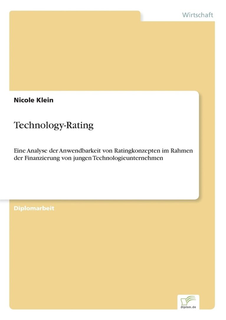 Nicole Klein - Technology-Rating, Häftad. Tillgänglighet: Lägg i varukorg