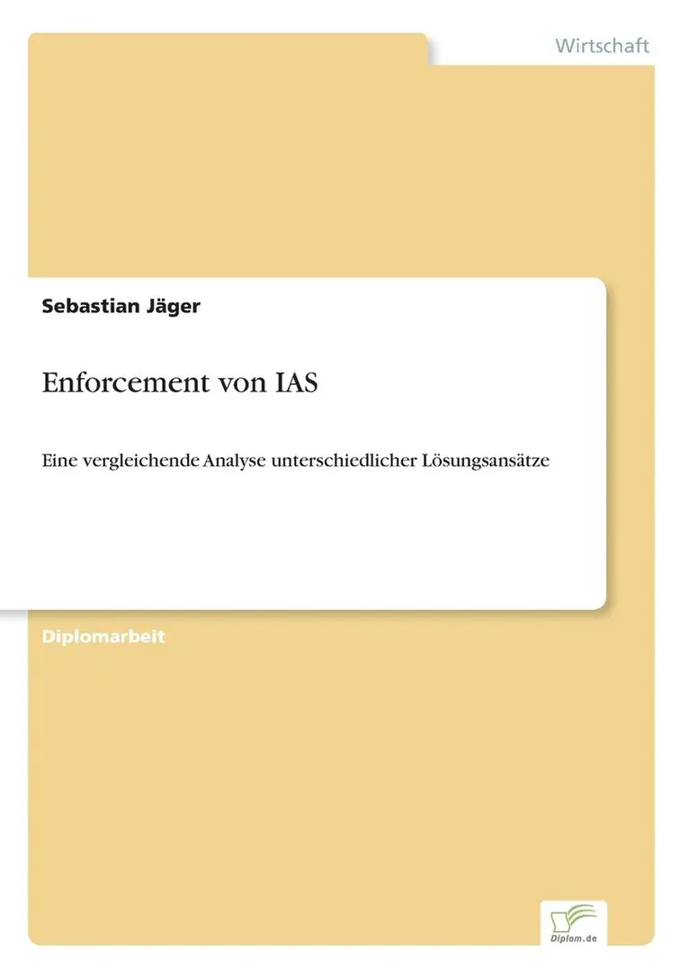 Sebastian Jäger - Enforcement von IAS, Häftad. Tillgänglighet: Lägg i varukorg