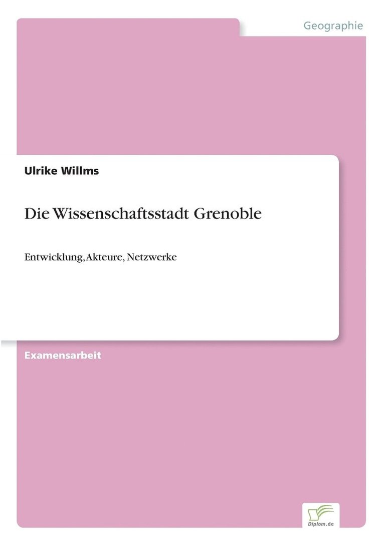 Ulrike Willms - Wissenschaftsstadt Grenoble, Häftad. Tillgänglighet: Lägg i varukorg