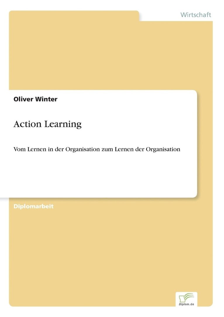 Oliver Winter - Action Learning, Häftad. Tillgänglighet: Lägg i varukorg