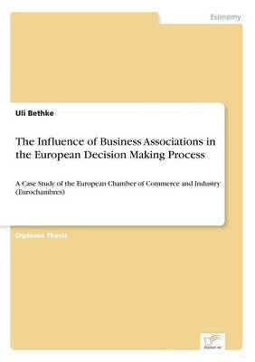 Uli Bethke - Influence of Business Associations in the European Decision Making Process, Häftad