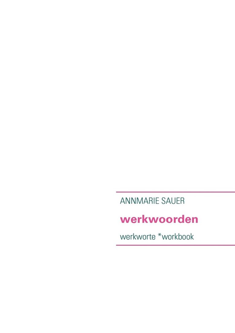 Annmarie Sauer, Fred Schywek - werkwoorden, Häftad. Tillgänglighet: Lägg i varukorg