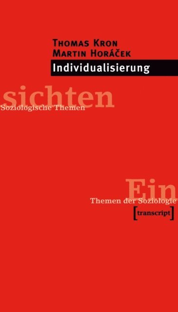 Martin Horacek, Thomas Kron - Individualisierung, E-bok