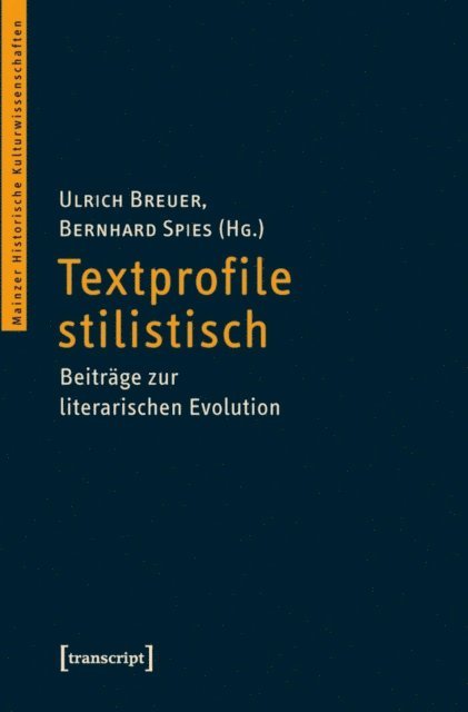 Bernhard Spies, Ulrich Breuer - Textprofile stilistisch, E-bok