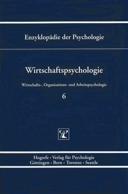 Lutz von Rosenstiel, Dieter Frey - Wirtschaftspsychologie, E-bok