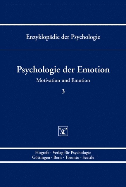 Gerhard Stemmler - Psychologie der Emotion, E-bok