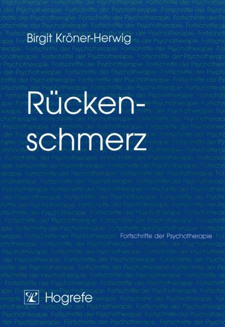 Birgit Kroner-Herwig - Rückenschmerz, E-bok