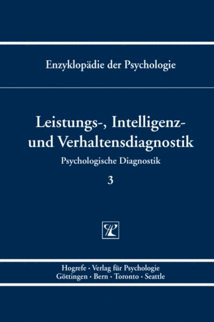 Martin Kersting, Manfred Amelang, Lutz F. Hornke - Leistungs-, Intelligenz- und Verhaltensdiagnostik, E-bok
