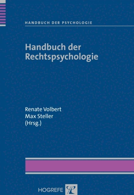 Max Steller, Renate Volbert - Handbuch der Rechtspsychologie, E-bok