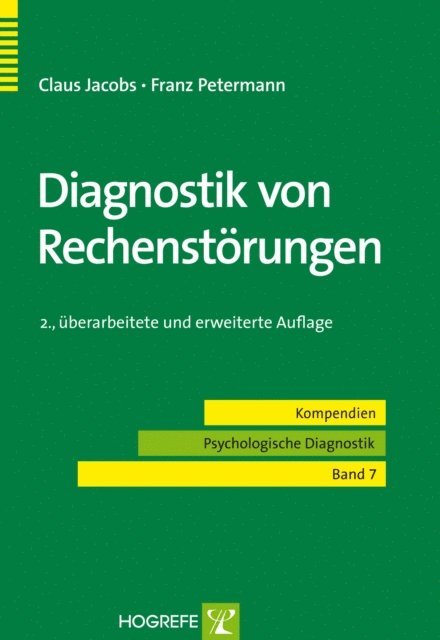 Franz Petermann, Claus Jacobs - Diagnostik von Rechenstörungen, E-bok