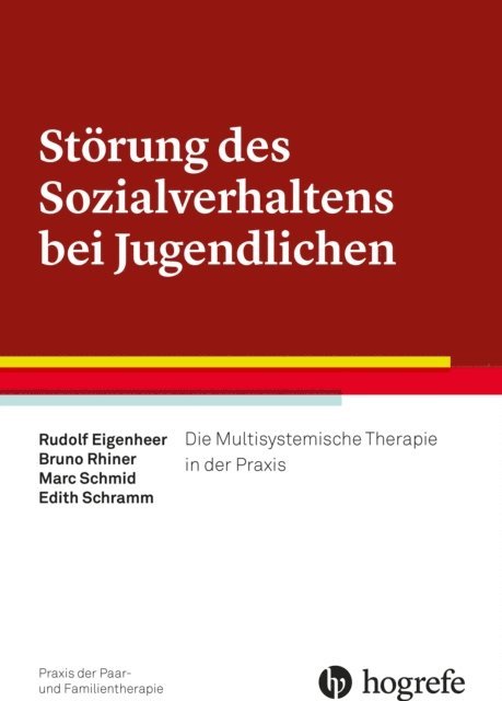Edith Schramm, Marc Schmid, Bruno Rhiner, Rudolf Eigenheer - Störung des Sozialverhaltens bei Jugendlichen, E-bok