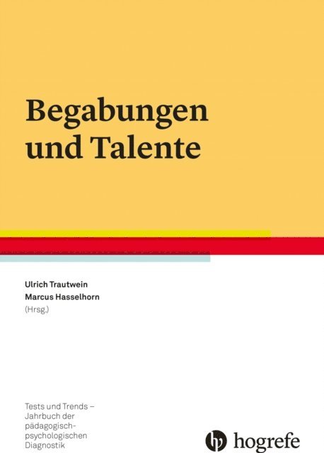 Marcus Hasselhorn, Ulrich Trautwein - Begabungen und Talente, E-bok