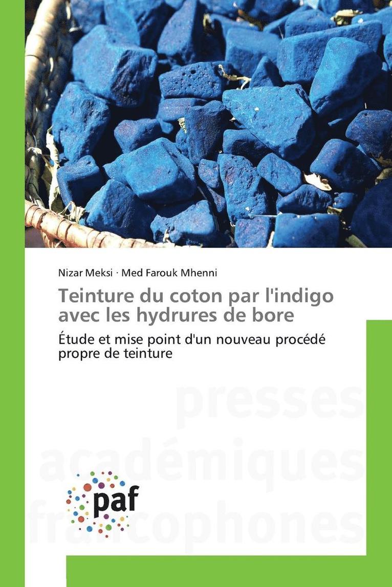 Teinture du coton par l'indigo avec les hydrures de bore