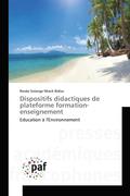 Dispositifs Didactiques de Plateforme Formation-Enseignement
