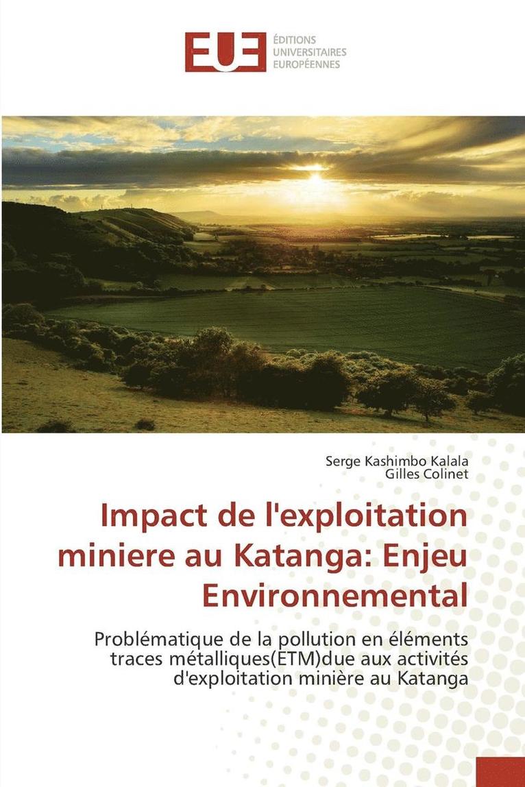 Serge Kashimbo Kalala, Gilles Colinet - Impact de l'exploitation miniere au Katanga: Enjeu Environnemental, Häftad. Tillgänglighet: Tillfälligt slut