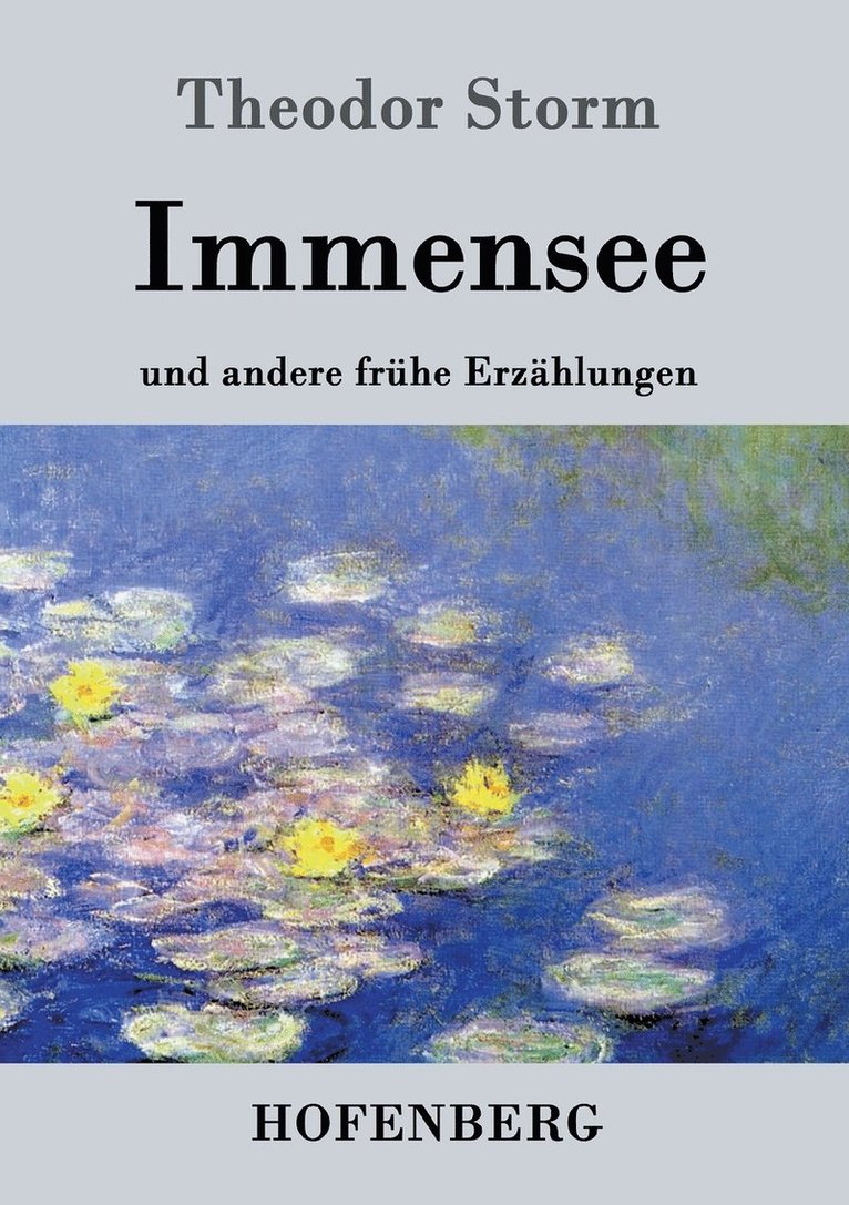 Theodor Storm - Immensee, Häftad